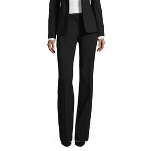 Hugo Boss Tulea 3 Virgin wool trousers flared leg black